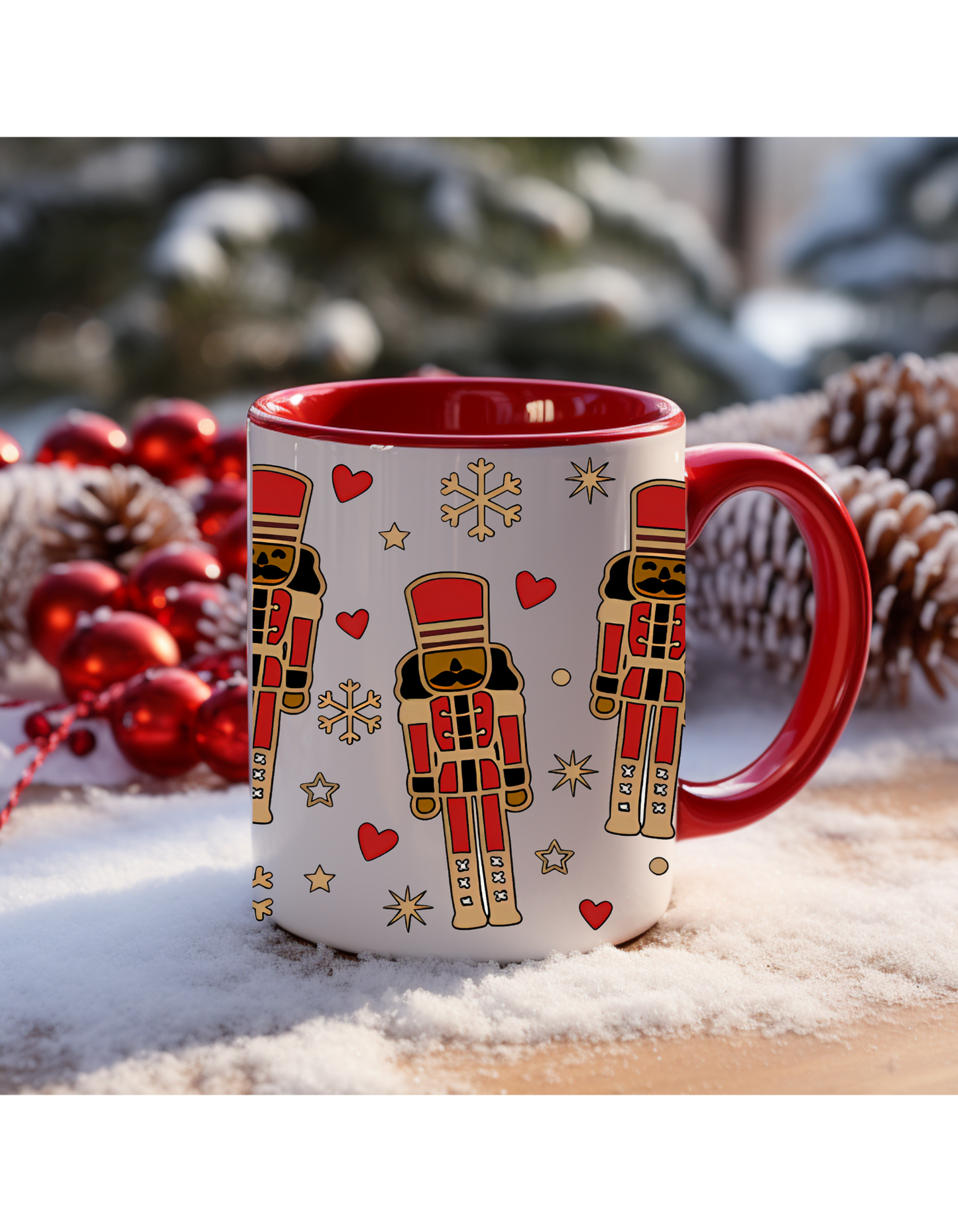 Black Nutcracker Ceramic Mug