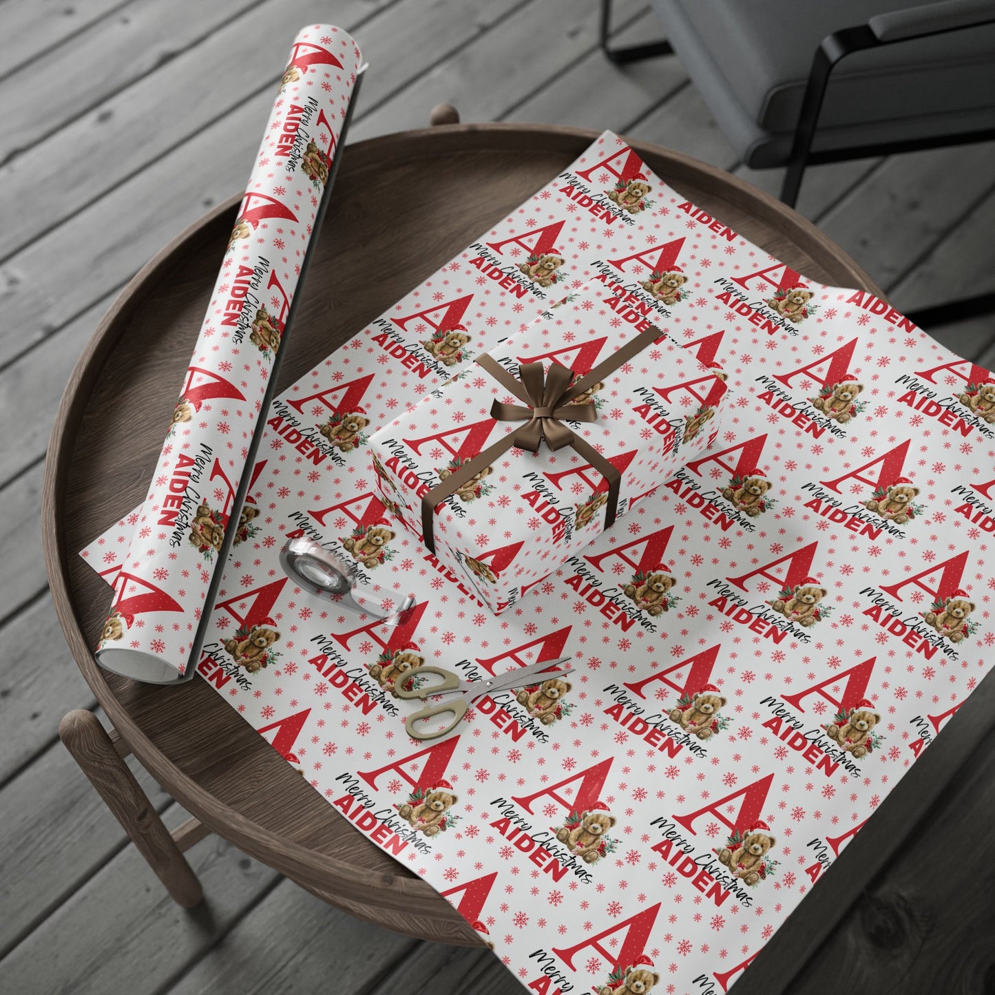 Personalized Christmas Wrapping Paper