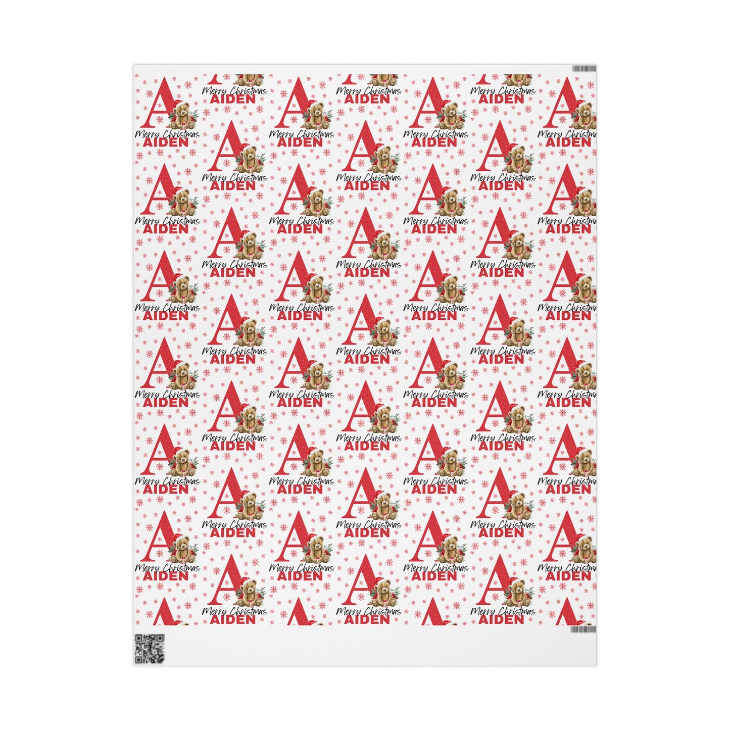 Personalized Christmas Wrapping Paper
