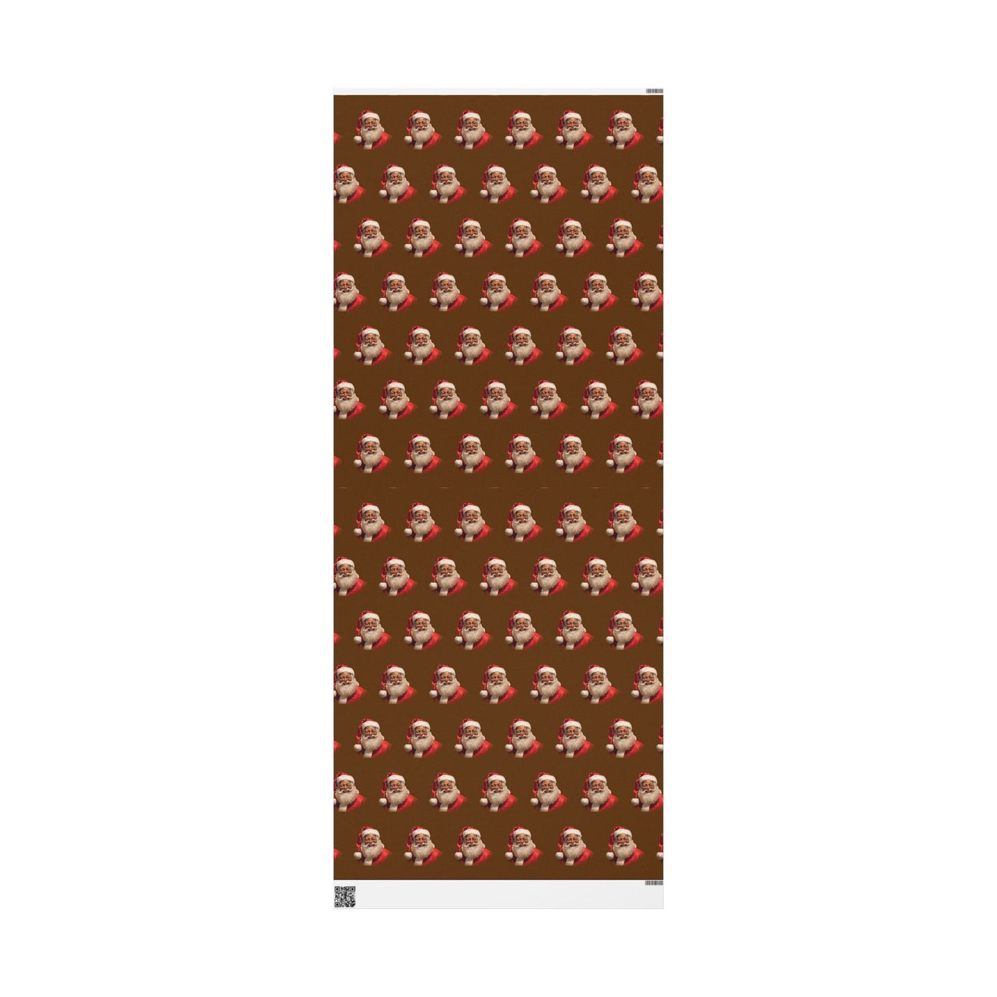 Black Santa Claus Wrapping Paper