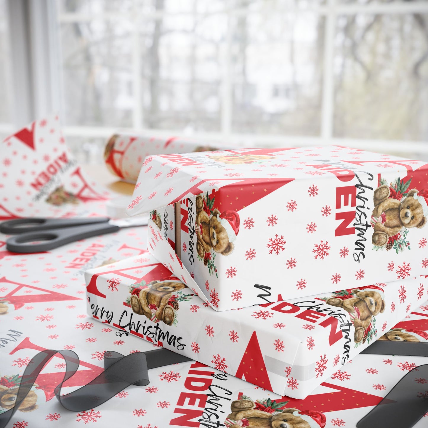 Personalized Christmas Wrapping Paper
