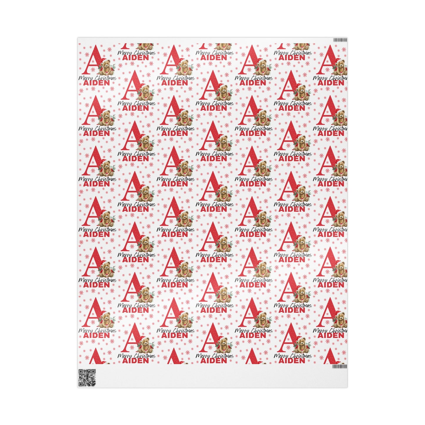Personalized Christmas Wrapping Paper