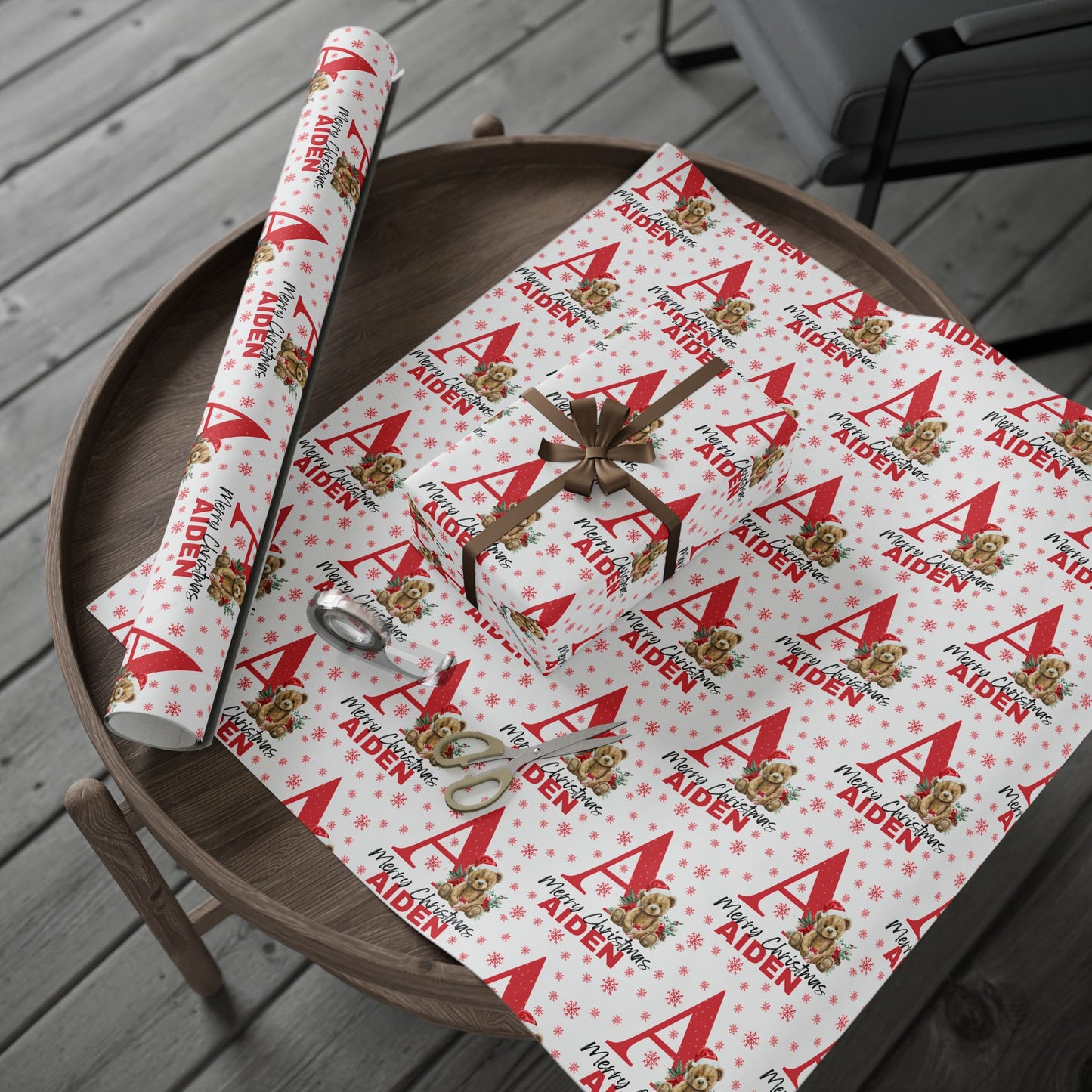 Personalized Christmas Wrapping Paper