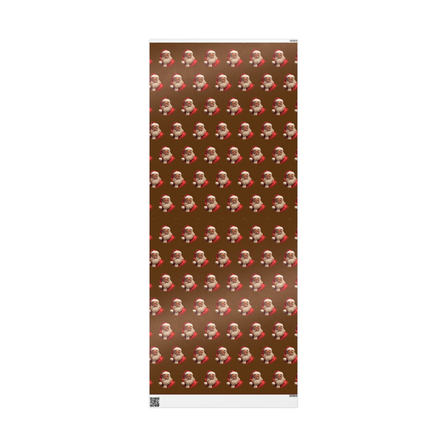 Black Santa Claus Wrapping Paper