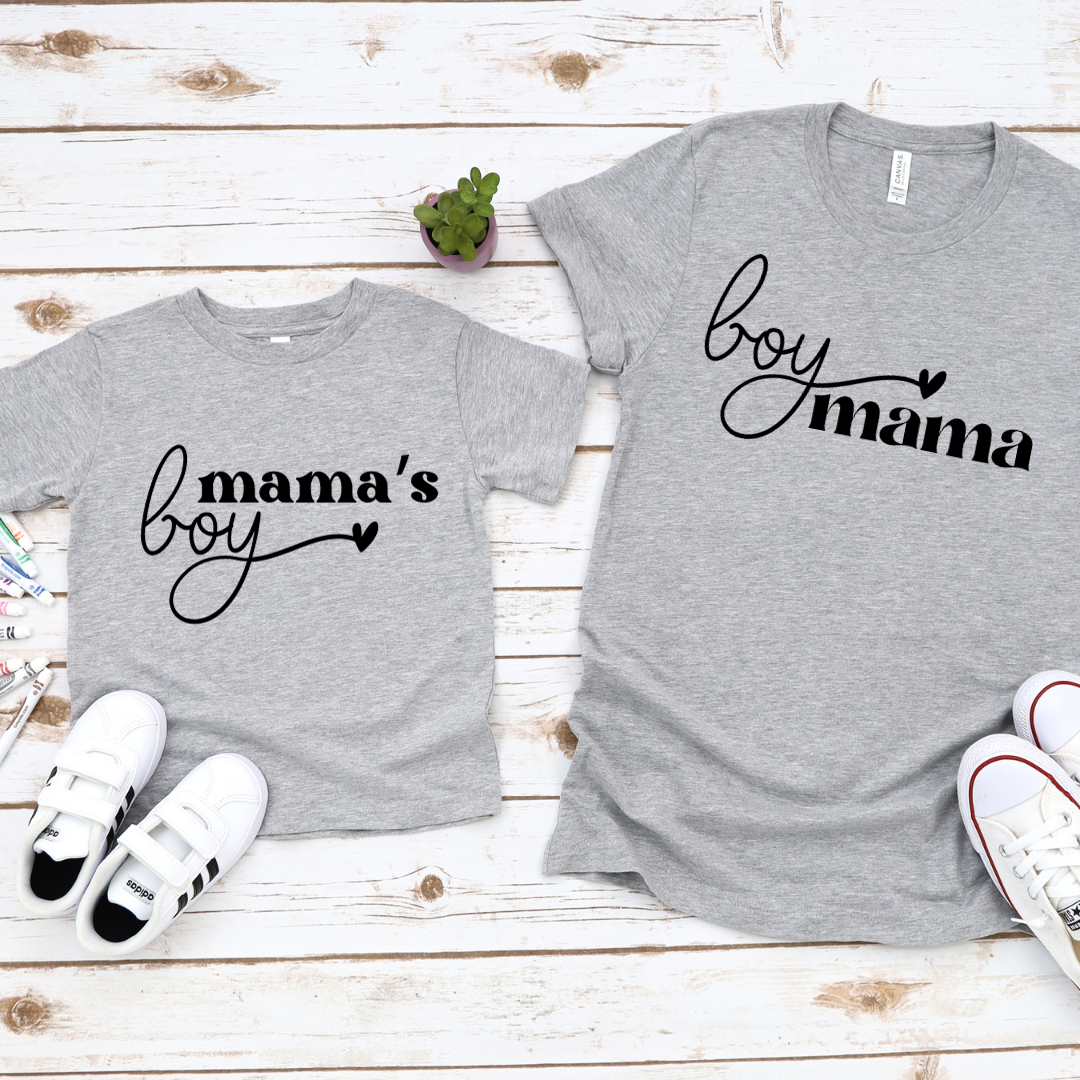 Boy Mama & Mama's Boy Duo Shirt