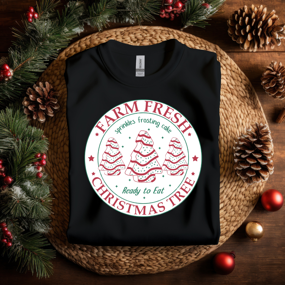 Farm Fresh Christmas Trees - Short Sleeve Shirt