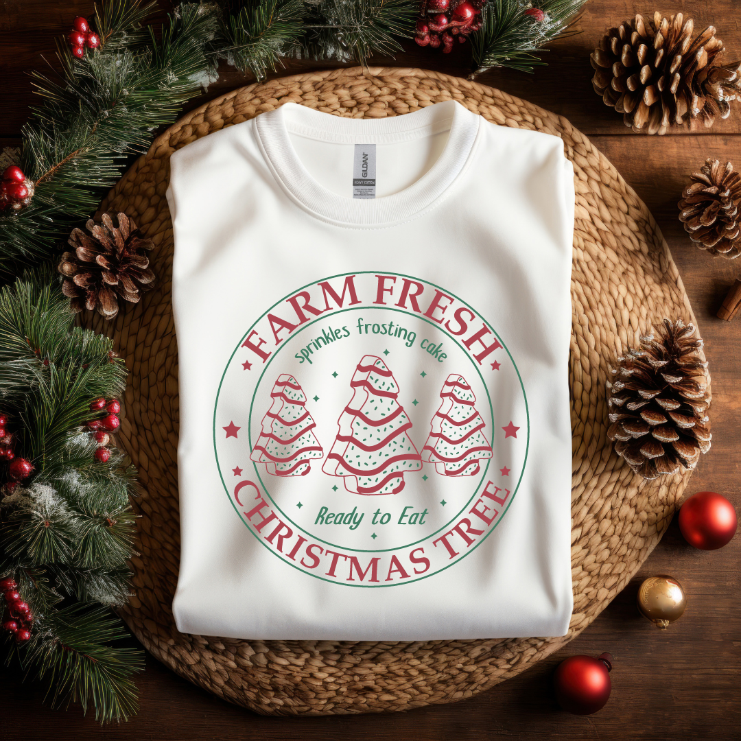 Farm Fresh Christmas Trees - Short Sleeve Shirt