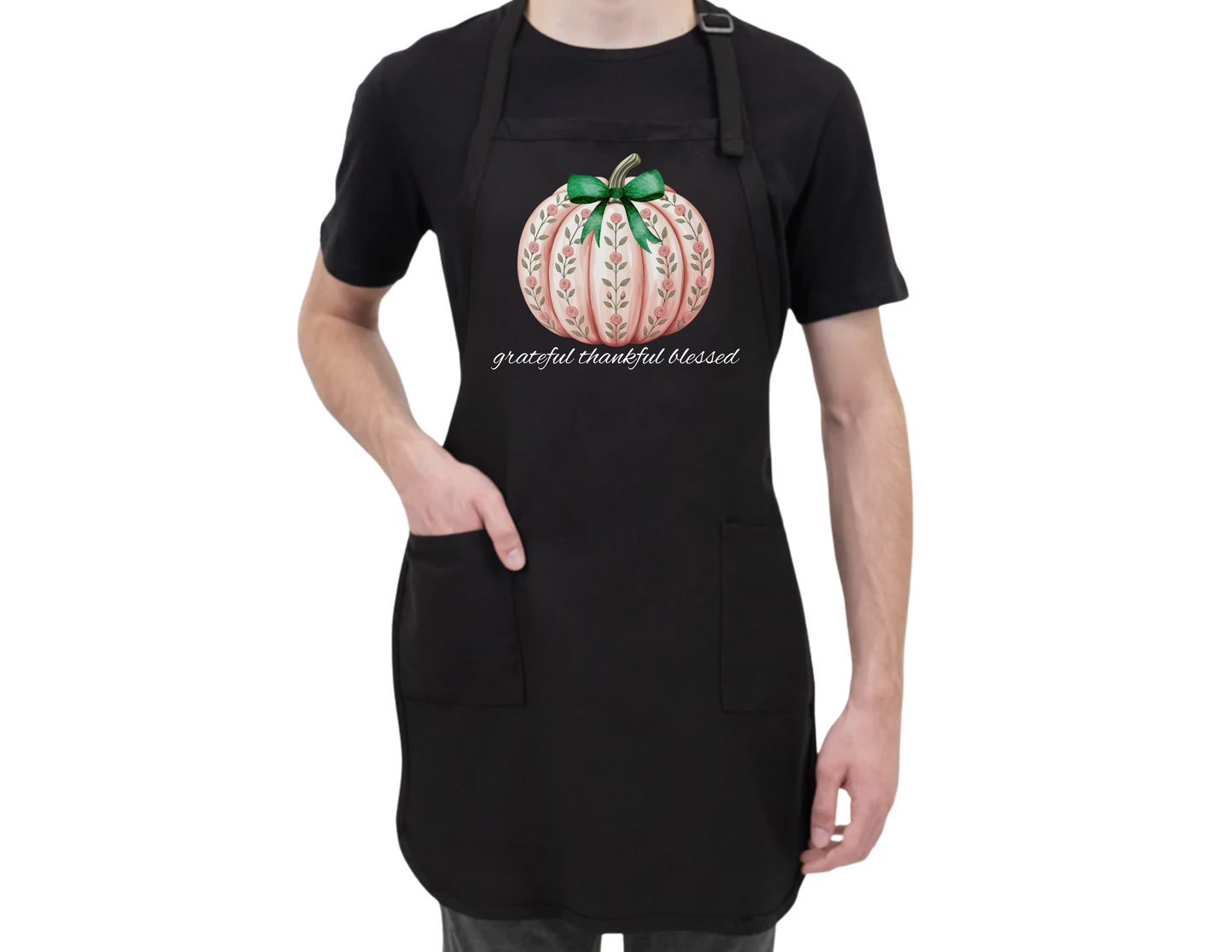Grateful Thankful Blessed Apron